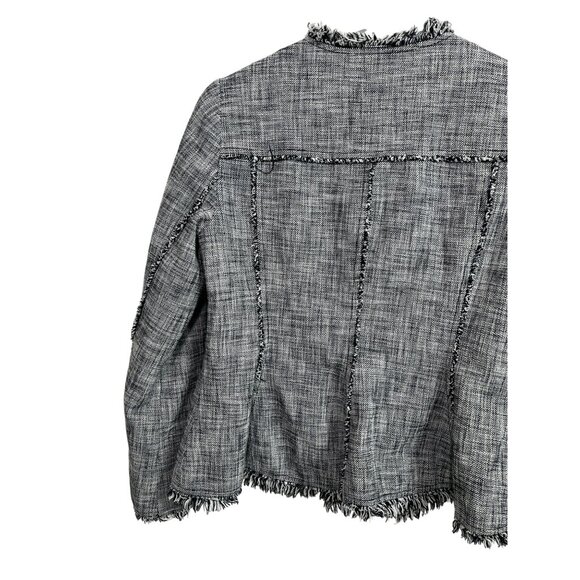 Rebecca Taylor Gray Tweed Blazer - Picture 9 of 16